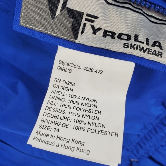 Vtg Y2K Tyrolia Ski Jacket 14Y Wmns SP Reversible Fitted Sunburst Buffalo Plaid - Picture 13 of 16